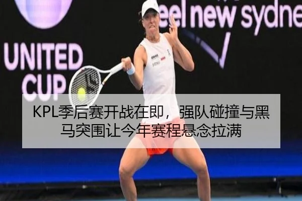 KPL季后赛开战在即，强队碰撞与黑马突围让今年赛程悬念拉满